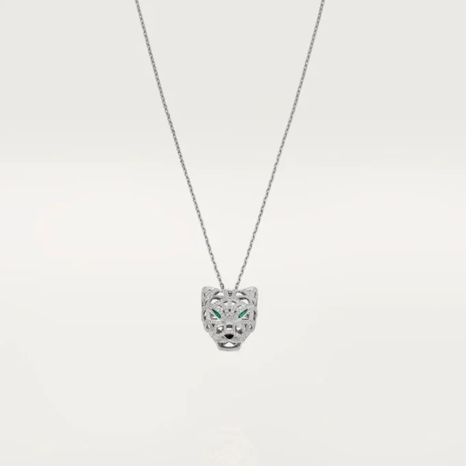Náhrdelník Panthere De Cartier – bílé zlato, smaragdy, diamanty, onyx – Cartier