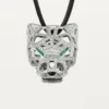Náhrdelník Panthere De Cartier – bílé zlato, smaragdy, diamanty, onyx – Cartier