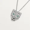 Náhrdelník Panthere De Cartier – bílé zlato, smaragdy, diamanty, onyx – Cartier