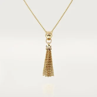 Náhrdelník Panthere De Cartier – žluté zlato, černý lak, tsavoritové granáty, onyx, diamanty – Cartier