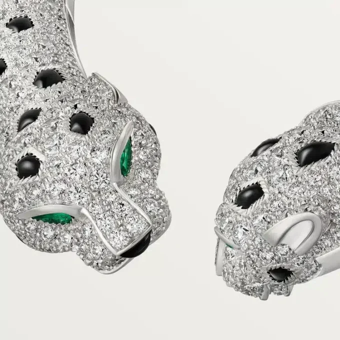 Náhrdelník Panthere De Cartier Torque, kloubový, s pavé
