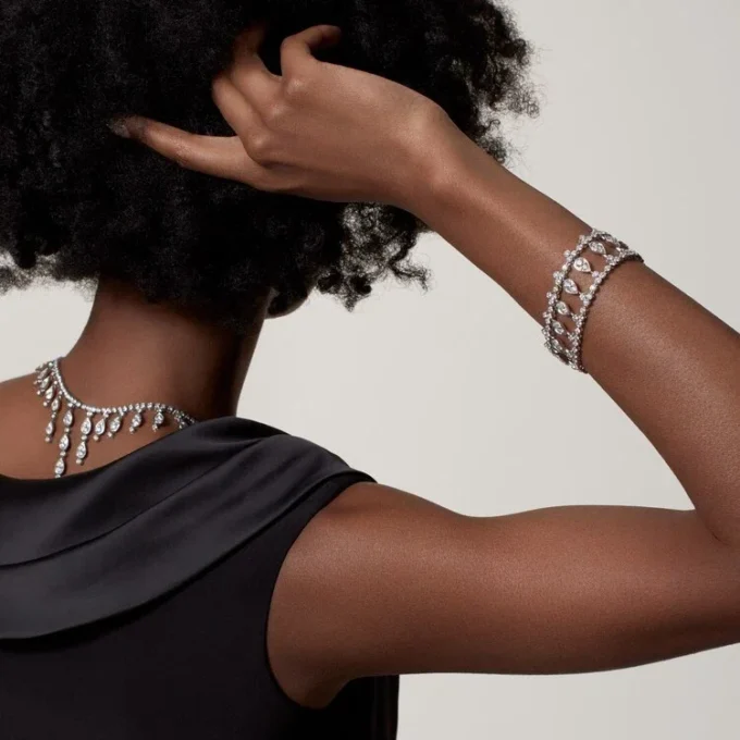 Náhrdelník Pluie De Cartier, diamanty