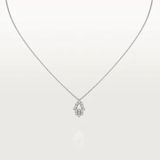 Náhrdelník se symbolem – bílé zlato, diamant – Cartier