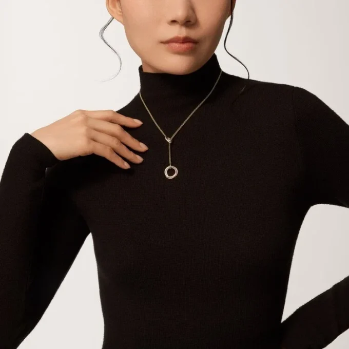 Náhrdelník Trinity, diamanty