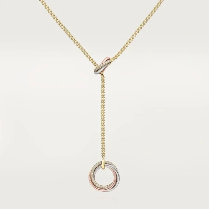 Náhrdelník Trinity, diamanty