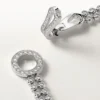 Náramek Agrafe, diamanty v briliantovém brusu, pavé