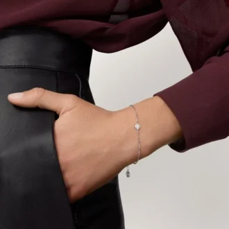 Náramek Cartier D’amour, diamantový, střední model