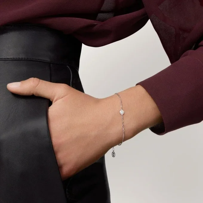 Náramek Cartier D’amour, diamantový, střední model