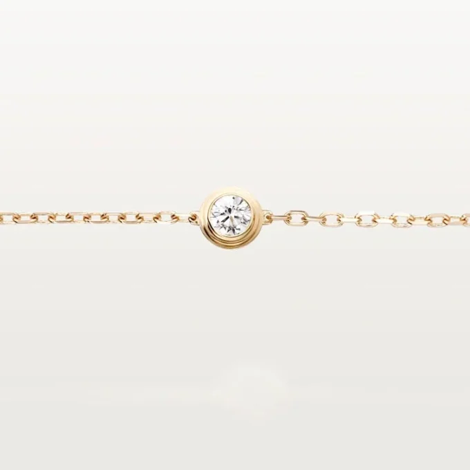 Náramek Cartier D’amour, diamantový, střední model