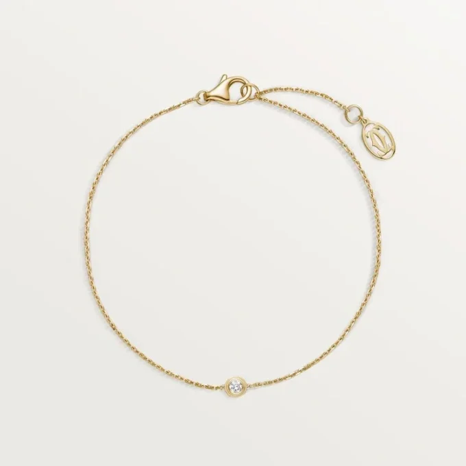 Náramek Cartier D’amour, diamanty, mini model