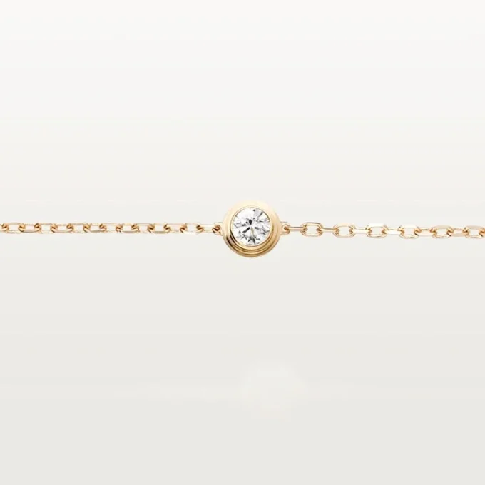 Náramek Cartier D’amour, diamanty, mini model