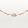 Náramek Cartier D’amour, diamanty, mini model