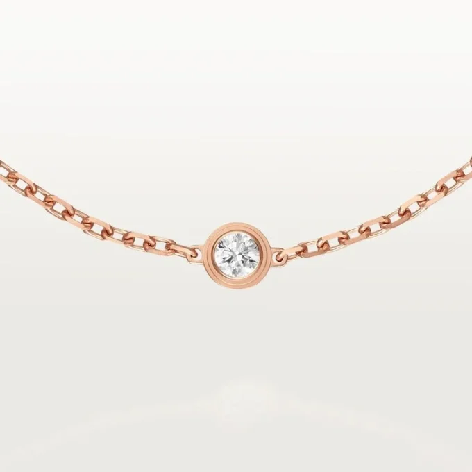 Náramek Cartier D’amour, diamanty, mini model
