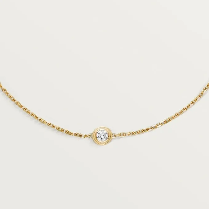 Náramek Cartier D’amour, diamanty, mini model