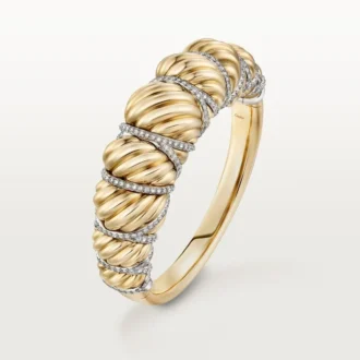 Náramek Cartier Libre Tressage, diamanty