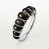 Náramek Cartier Libre Tressage, obsidián, diamanty
