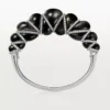 Náramek Cartier Libre Tressage, obsidián, diamanty