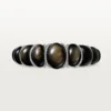 Náramek Cartier Libre Tressage, obsidián, diamanty