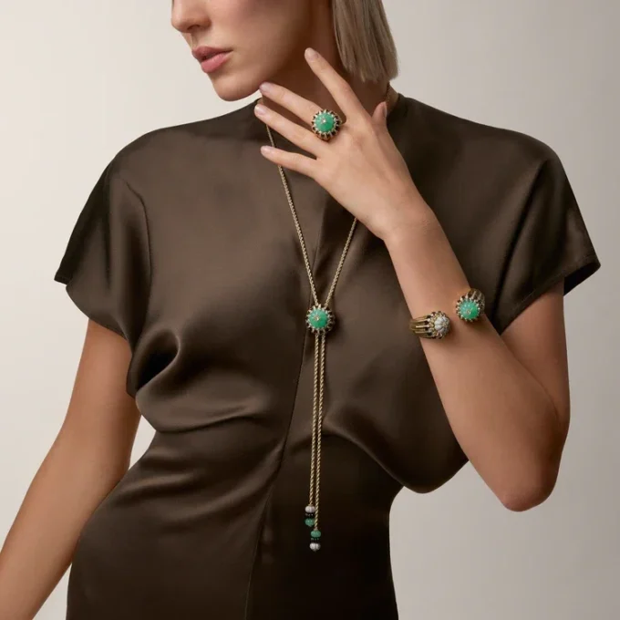 Náramek Cartier Libre Tuttitutti, chrysopras, diamanty