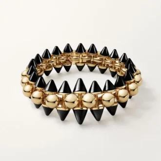Náramek Clash De Cartier, pružný, extra velký model, onyx
