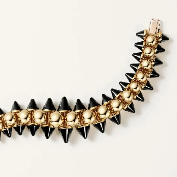 Náramek Clash De Cartier, pružný, extra velký model, onyx