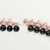 Náramek Clash De Cartier, pružný, onyx, extra velký model, diamanty