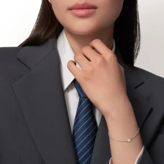 Náramek Diamants Legers, SM – bílé zlato, diamant – Cartier