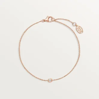 Náramek Diamants Legers, SM – růžové zlato, diamant – Cartier