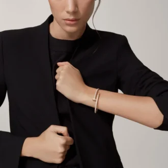 Náramek Juste Un Clou, klasický model, diamanty