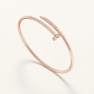 Náramek Juste Un Clou, malý model, diamanty zasazené obráceně