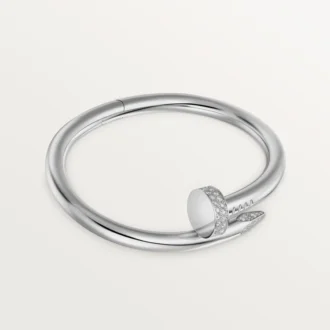 Náramek Juste Un Clou, velký model, diamanty