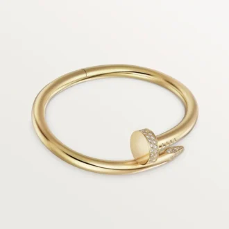 Náramek Juste Un Clou, velký model, diamanty