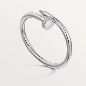 Náramek Juste Un Clou, velký model, diamanty