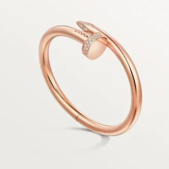 Náramek Juste Un Clou, velký model, diamanty