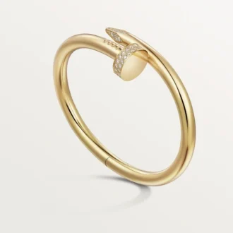 Náramek Juste Un Clou, velký model, diamanty