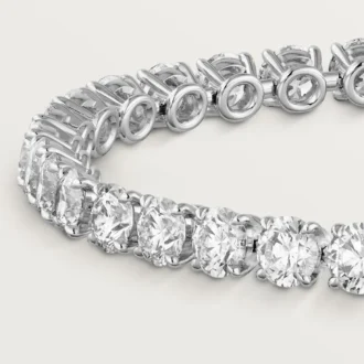 Náramek Lignes Essentielles, diamanty v briliantovém brusu