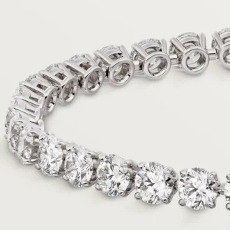 Náramek Lignes Essentielles, diamanty v briliantovém brusu