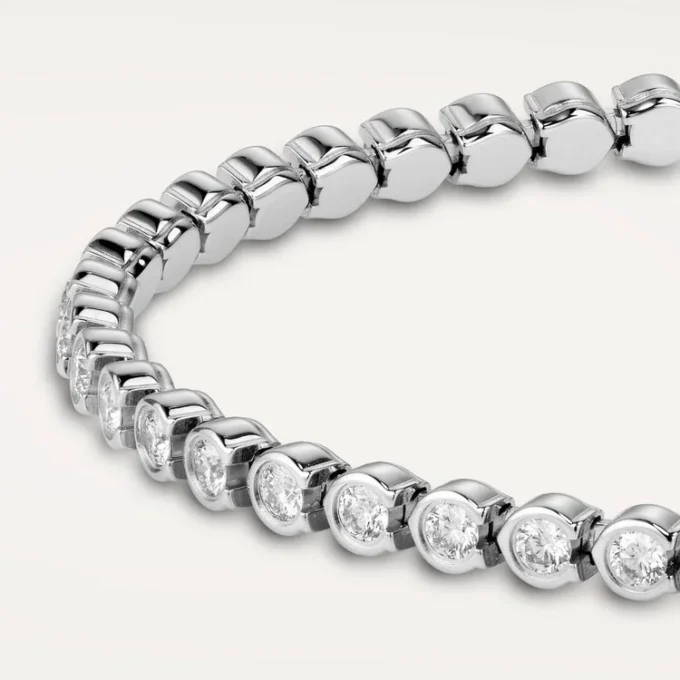 Náramek Lignes Essentielles, diamanty v briliantovém brusu