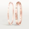 Náramek Love, klasický model, 10 diamantů