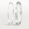 Náramek Love, klasický model, 10 diamantů