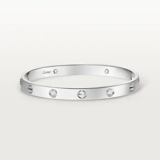 Náramek Love, klasický model, 4 diamanty