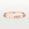 Náramek Love, klasický model, 4 diamanty