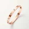 Náramek Love, klasický model, 4 diamanty