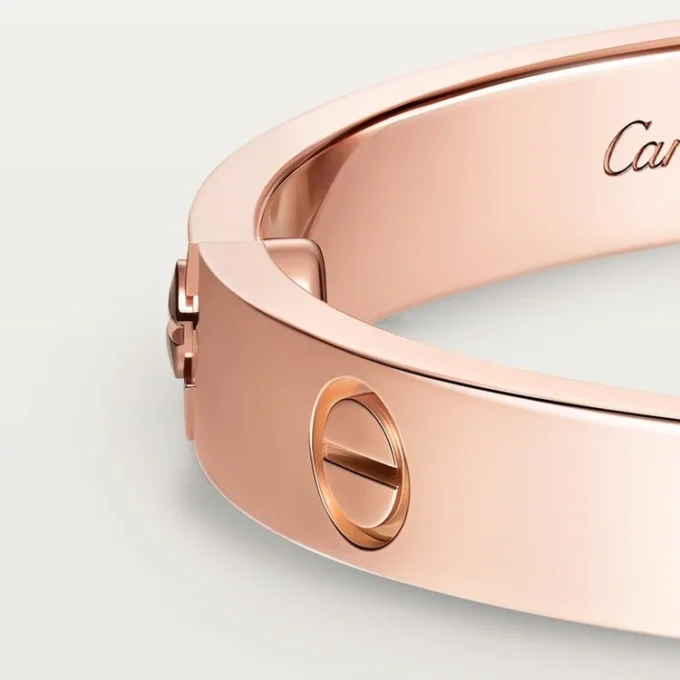 Náramek Love, klasický model, 4 diamanty