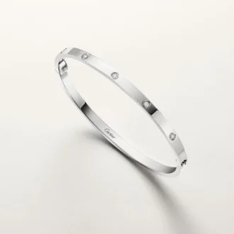Náramek Love, malý model, 10 diamantů