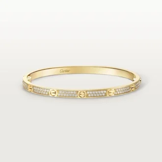 Náramek Love, malý model, s pavé