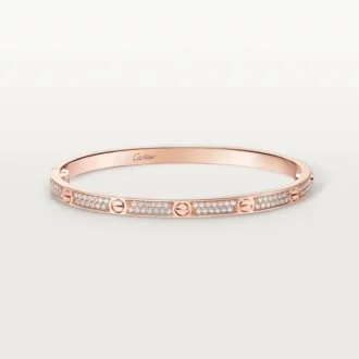 Náramek Love, malý model, s pavé