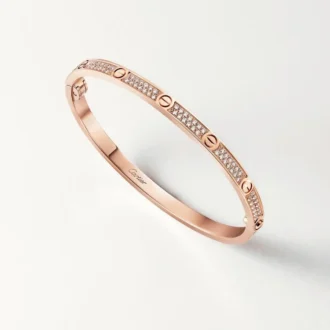 Náramek Love, malý model, s pavé