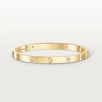 Náramek Love, střední model, 4 diamanty