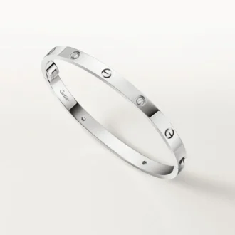 Náramek Love, střední model, 4 diamanty